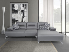 Whiteline Ruslan Sectional SR1759-LGRY - Living Room Express